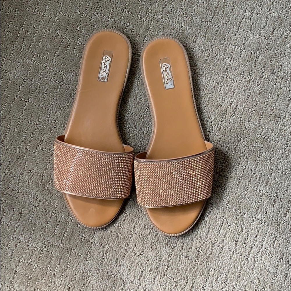 🌟Clearout🌟 Qupid Rose Gold Sandals